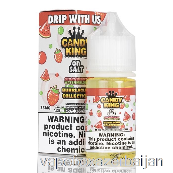 Vape Smoke Strawberry Watermelon Bubblegum Collection - Candy King On Salt - 30mL 50mg